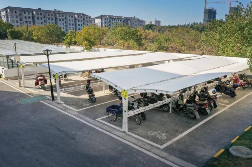 小区电动车充电桩车棚安装流程及安装要求